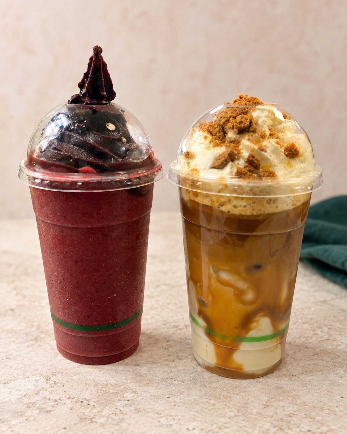 Two specialty drinks at Wild and The Sun